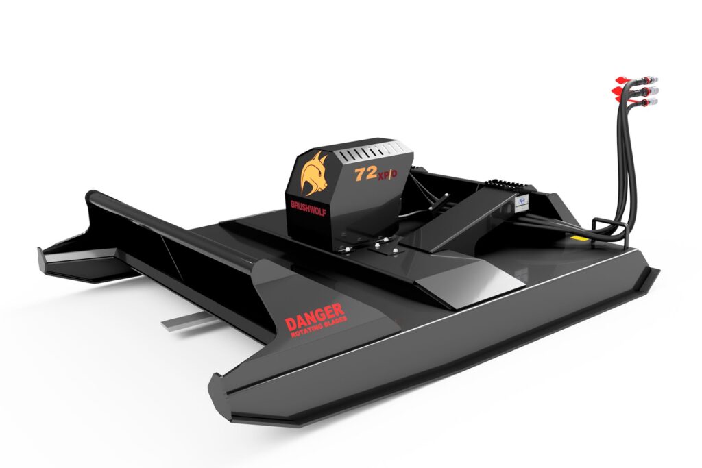 Brush Wolf | Open Front  Extreme-Duty Skid Steer Brush Cutter