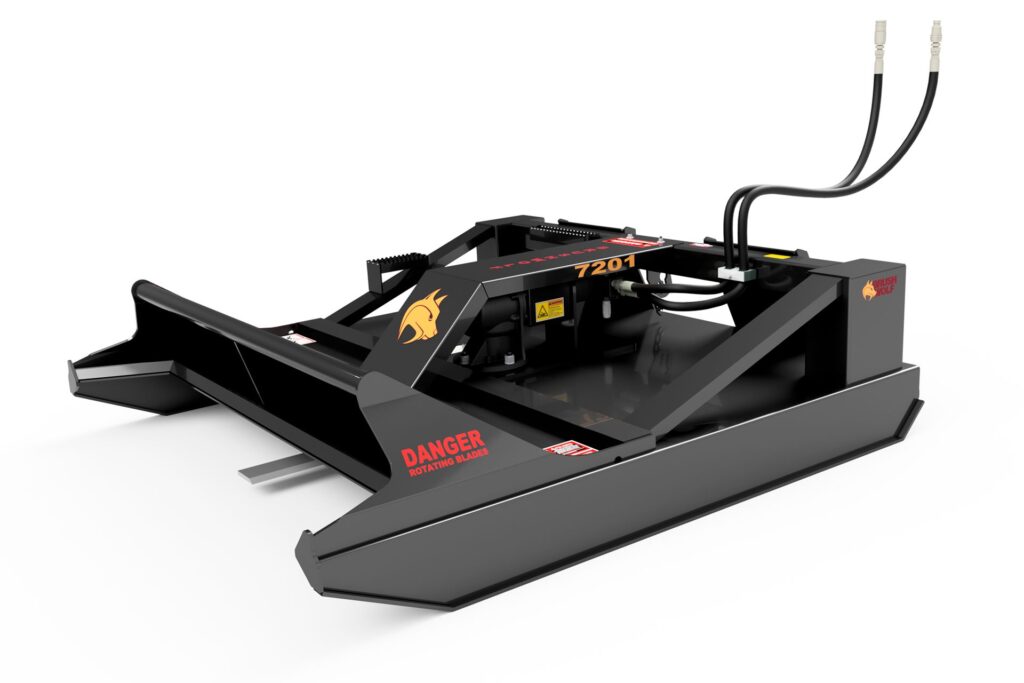 Brush Wolf | Open Front Heavy-Duty Series Skid Steer Brush Cutter