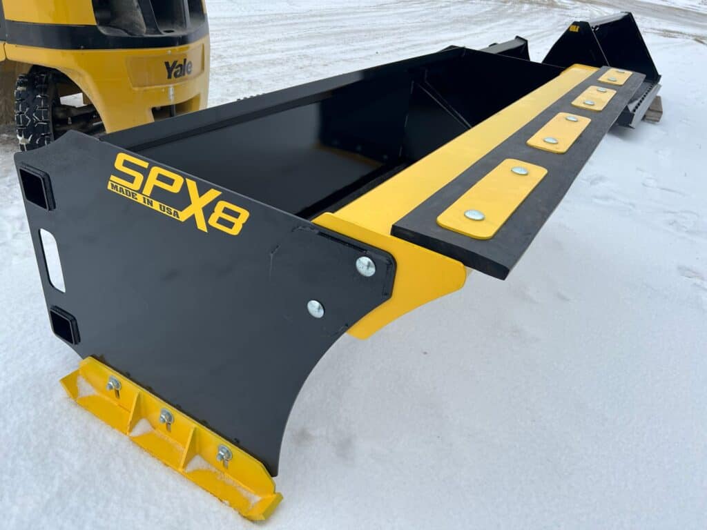 Stinger Attachments | SPX Skid Steer Snow Pusher Extreme