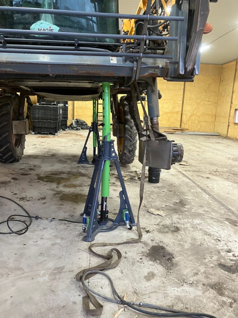 ECHO | 20 Ton Pneumatic Agricultural Sprayer Jack & Safety Stand