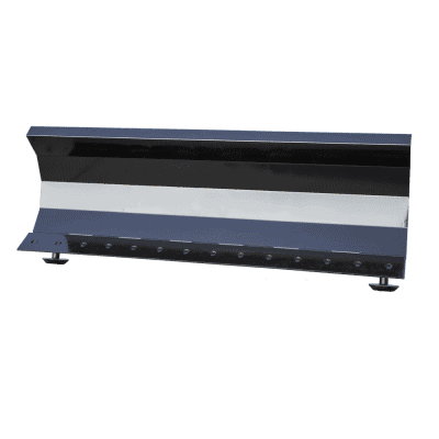 Center studio view of Prime Attachments skid steer snow blade attachment