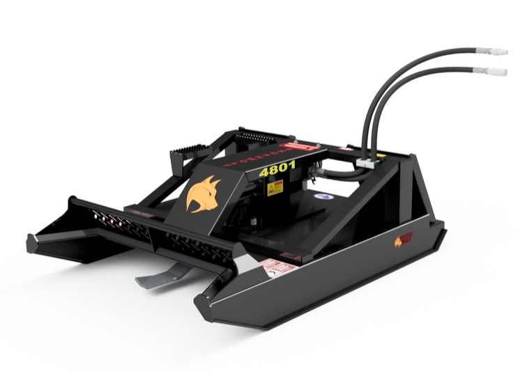 Brush Wolf | Open Front Mini Skid Steer Brush Cutter