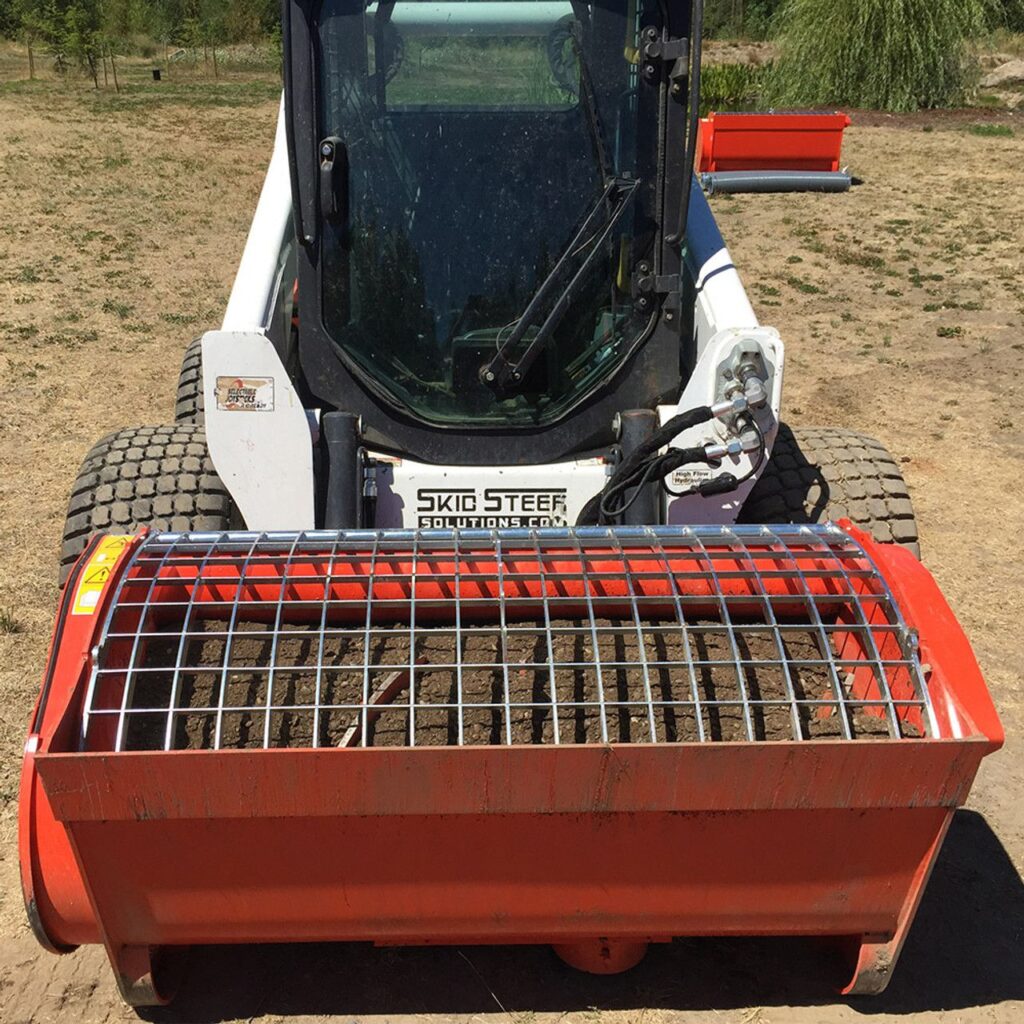 Eterra Attachments | Hurricane Skid Steer Concrete Mixer