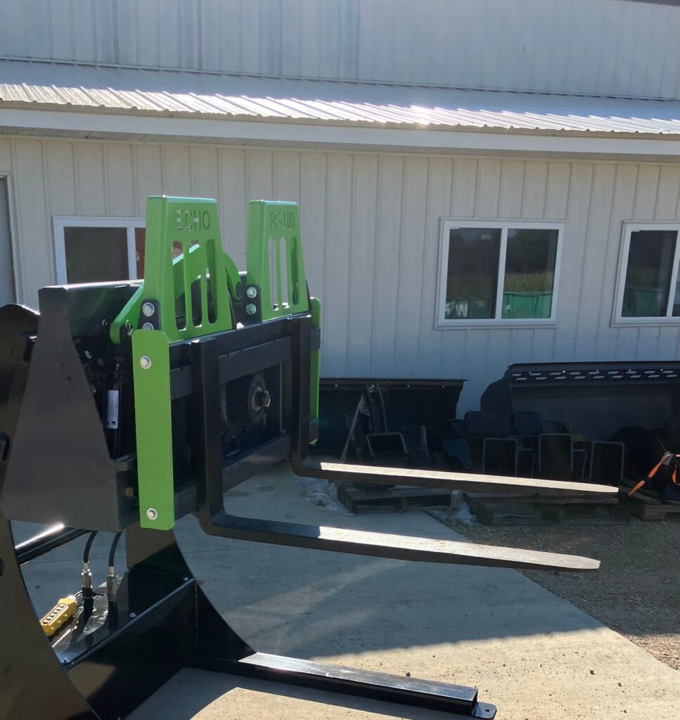 ECHO | PF180 Skid Steer Box Flipper / Rotating Pallet Forks
