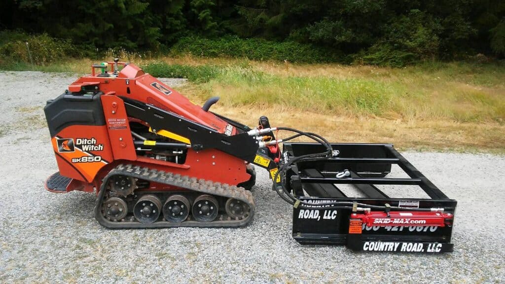 Skid Max | Mini Skid Steer Hydraulic Box Grader
