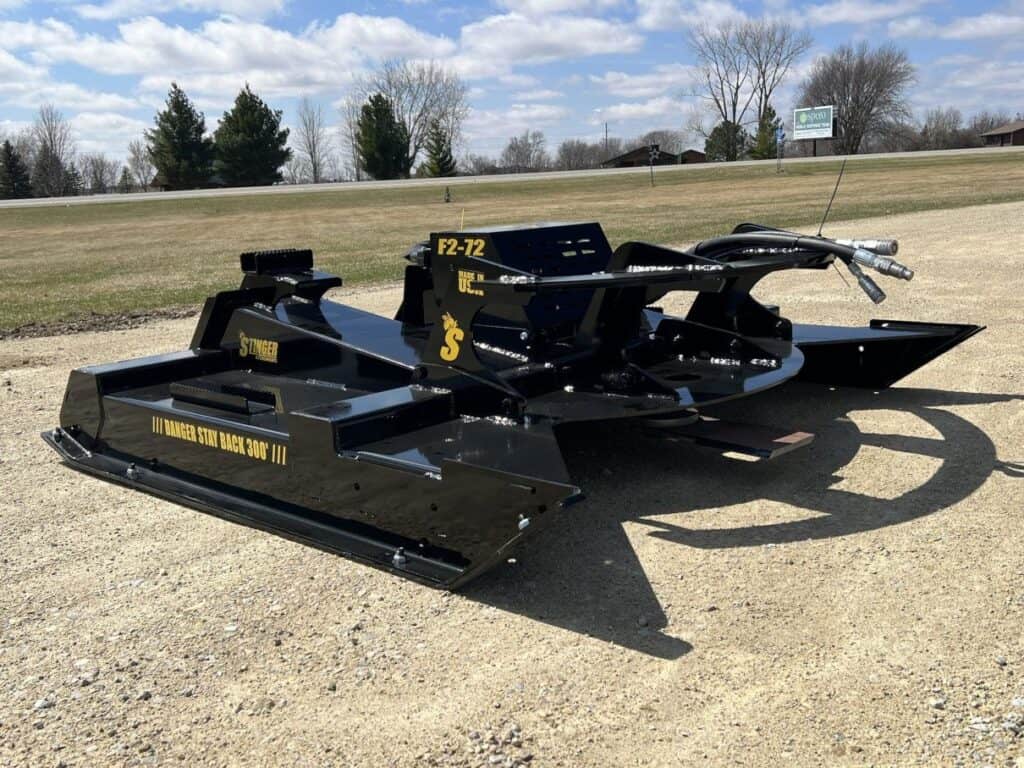 Product cover image of Stinger Twister F2 skid steer brush cutter attachment