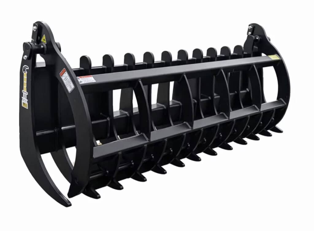 ANBO Attachments | GR140 Tractor and Skid Steer Grapple