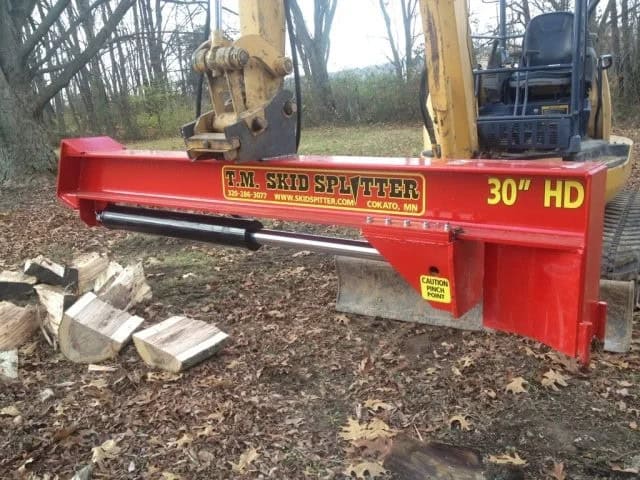 TM Manufacturing | Excavator Log Splitters