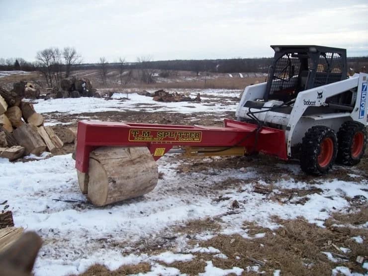 TM Manufacturing | Pro 1 Skid Steer Log Splitter