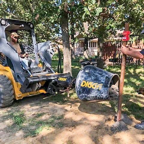 Digga | Auger Mounted Cement Mixer