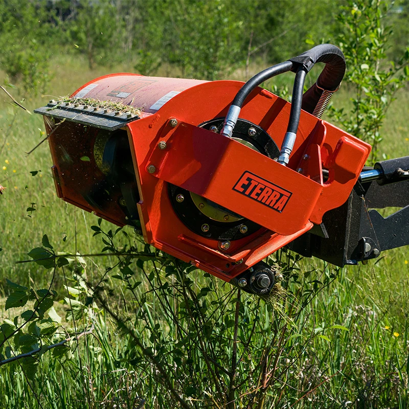 Eterra Attachments | Sidewinder V2 Mini Skid Steer Brush Cutter