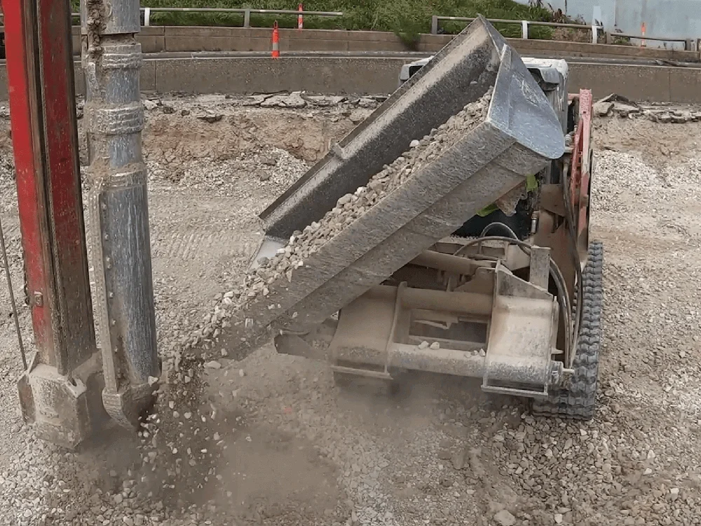 Maxx Attachments | Skid Steer Side Dump Bucket