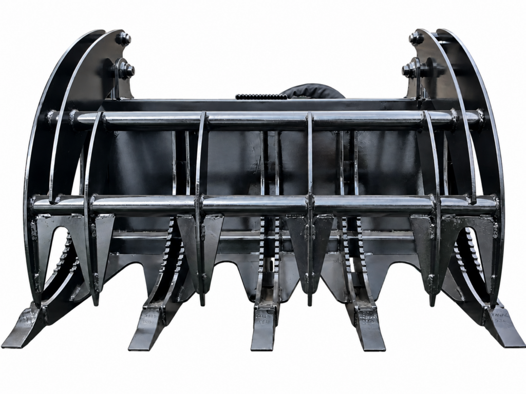 Prime Attachments | HD Skid Steer Clam Grapple