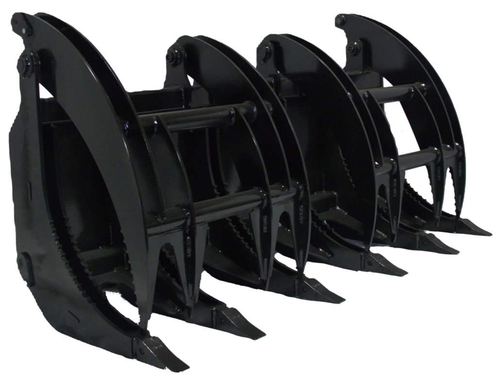 Prime Attachments | HD Skid Steer Dual Clam Grapple