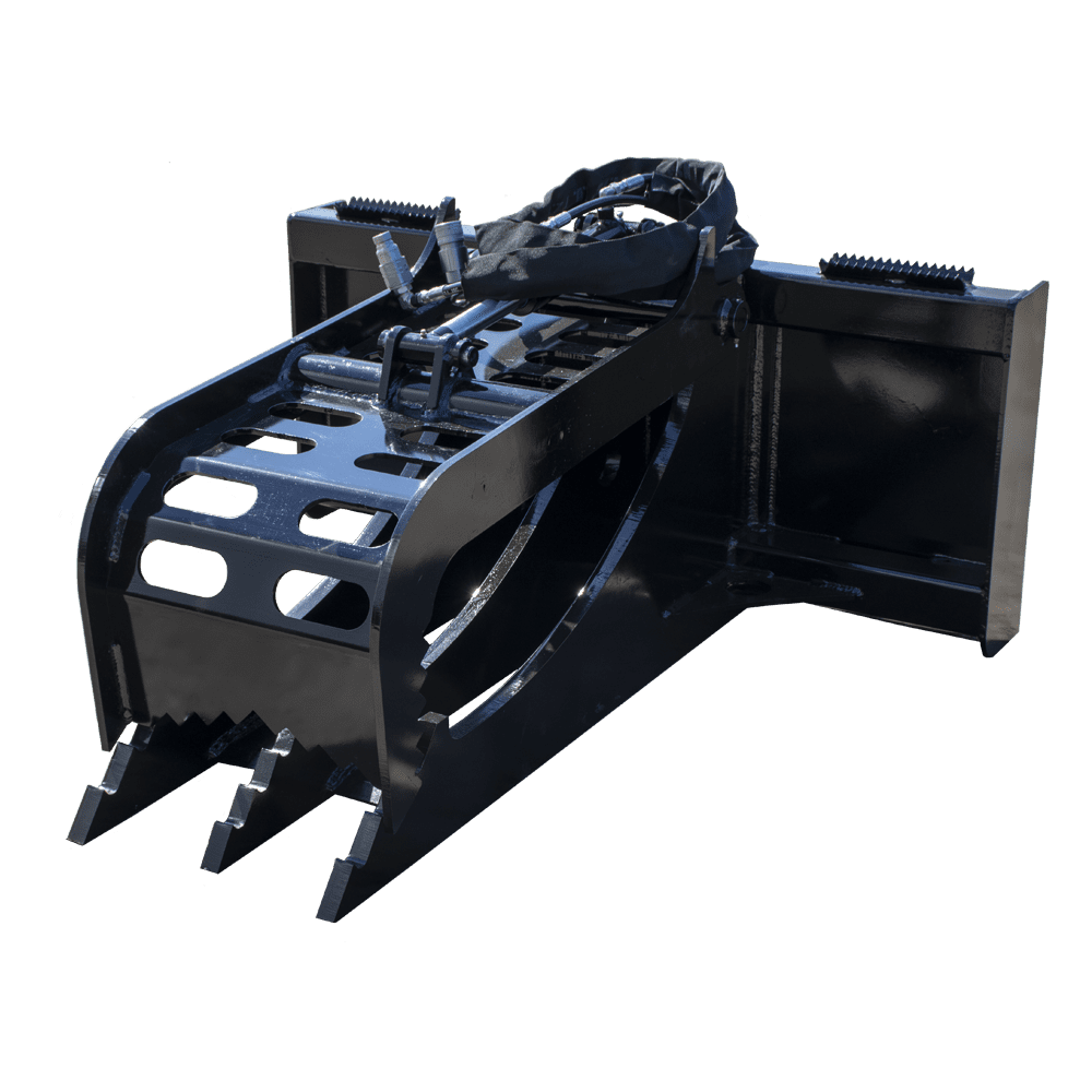 Prime Attachments | Skid Steer Rock + Stump Ripper Grapple