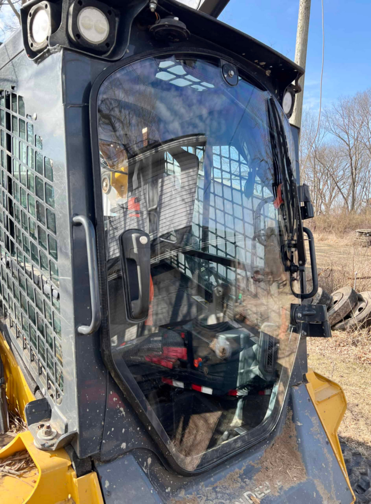 SHIELDS | CAT C Series Polycarbonate Skid Steer Windshield