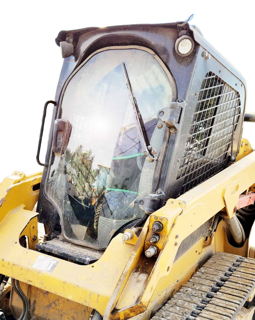 SHIELDS | CAT D Series Polycarbonate Skid Steer Windshield