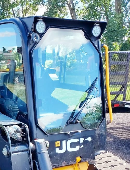 SHIELDS | JCB Polycarbonate Skid Steer Windshield