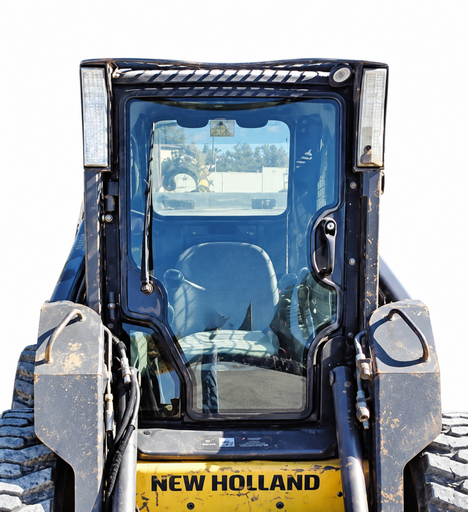 SHIELDS | New Holland Deluxe Cab Polycarbonate Skid Steer Windshield