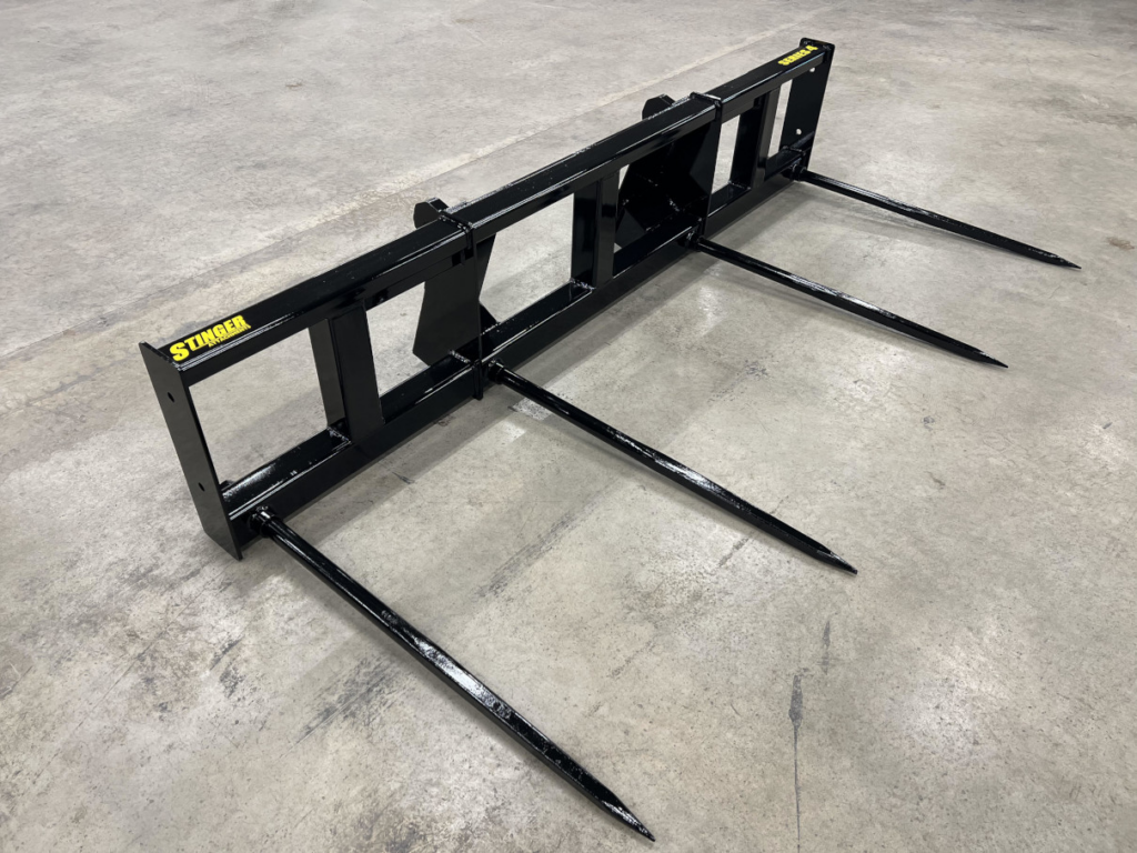 Stinger Attachments | Wheel Loader Double Bale Spear